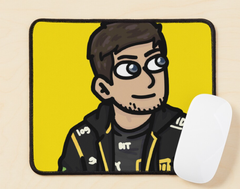 CSGO S1MPLE 2022 Mouse Pad