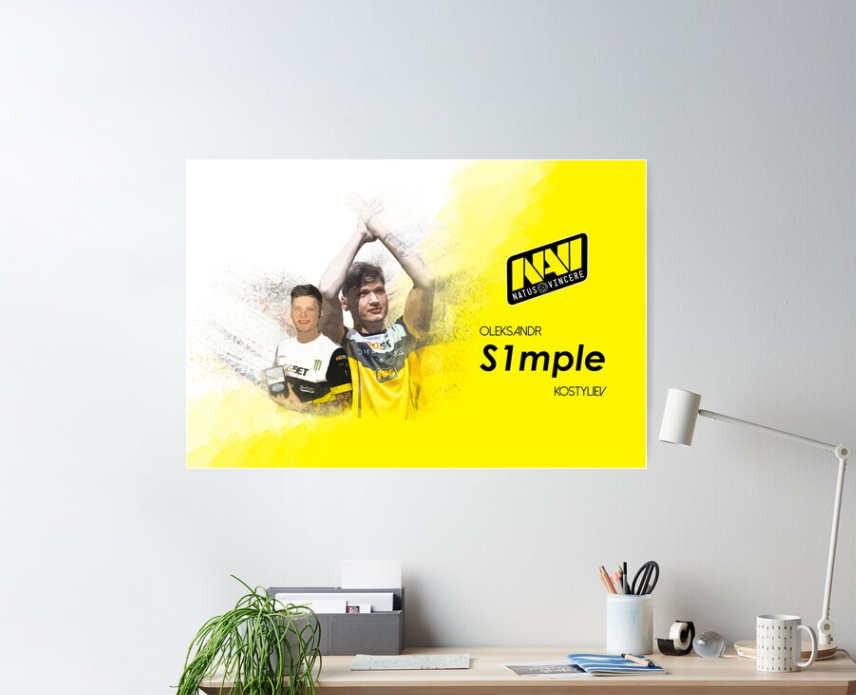 s1mple csgo NaVi Poster