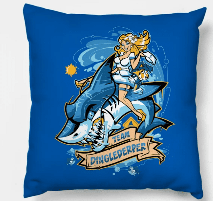 Shark Rodeo Pillow