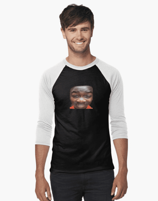 BruceDropEmOff Deoliln Baseball ¾ Sleeve T-Shirt