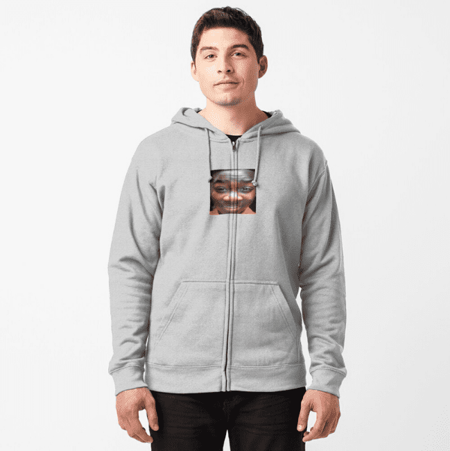 BruceDropEmOff Deoliln Zipped Hoodie