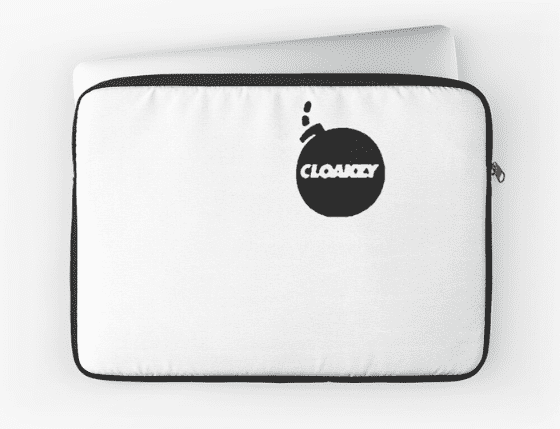 Cloakzy logo Laptop Sleeve