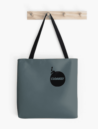 Cloakzy logo Tote Bag