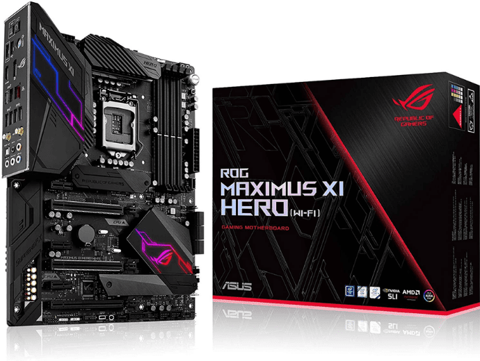 DrLupo’s Motherboard ASUS ROG MAXIMUS XI HERO