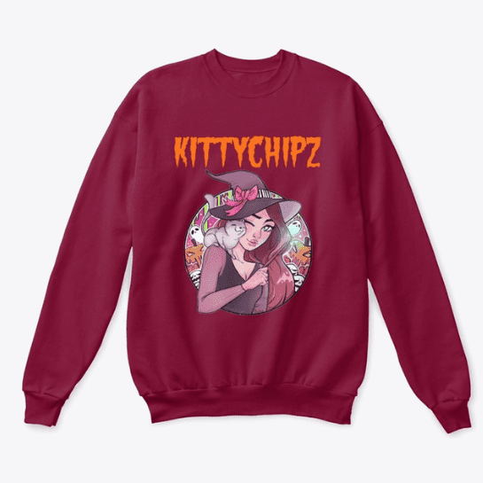 KITTY HALLOWEEN Classic Crewneck Sweatshirt