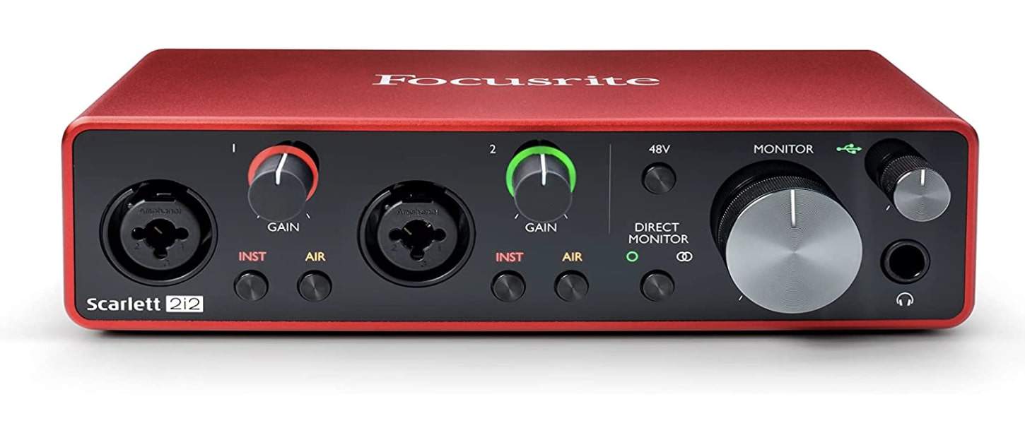 Ludwig's Audio Interface: Focusrite Scarlett 2i2