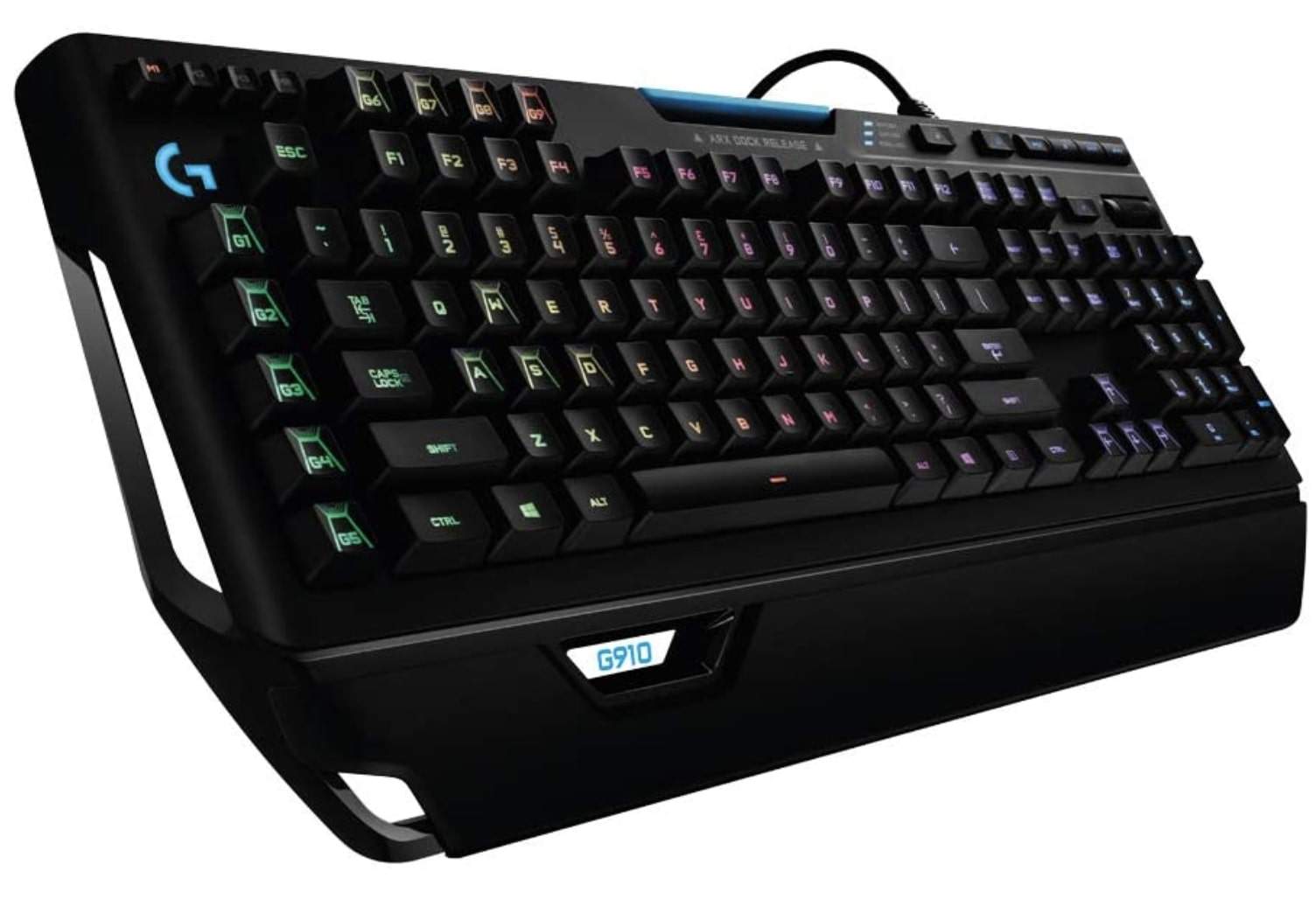 Asmongold's gaming keyboard: Logitech G910 Orion 