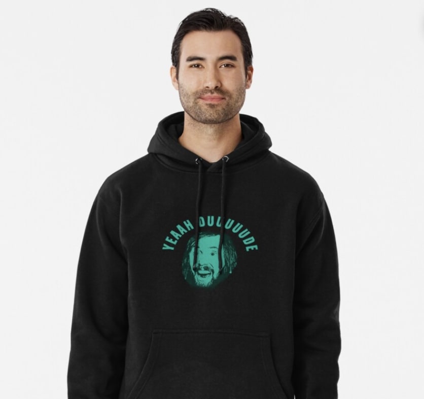 Yeah Dude | Ocean Blue Fanart Pullover Hoodie