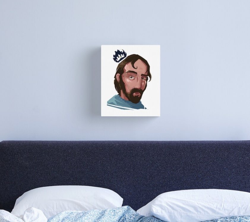 Asmongold art Canvas Print