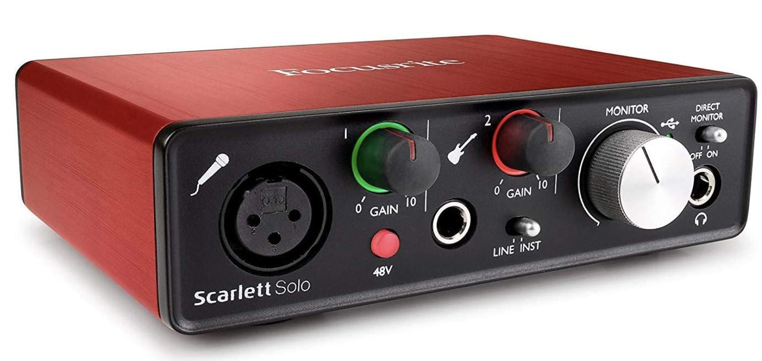 Fedmyster’s Audio Interface: Focusrite Scarlett Solo (2nd Gen)