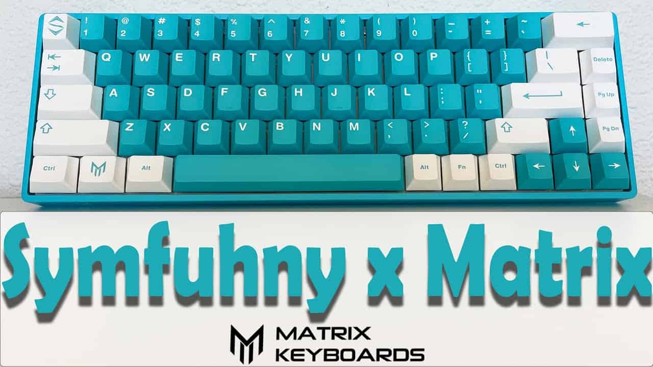 Blue Matrix 65% Keyboard